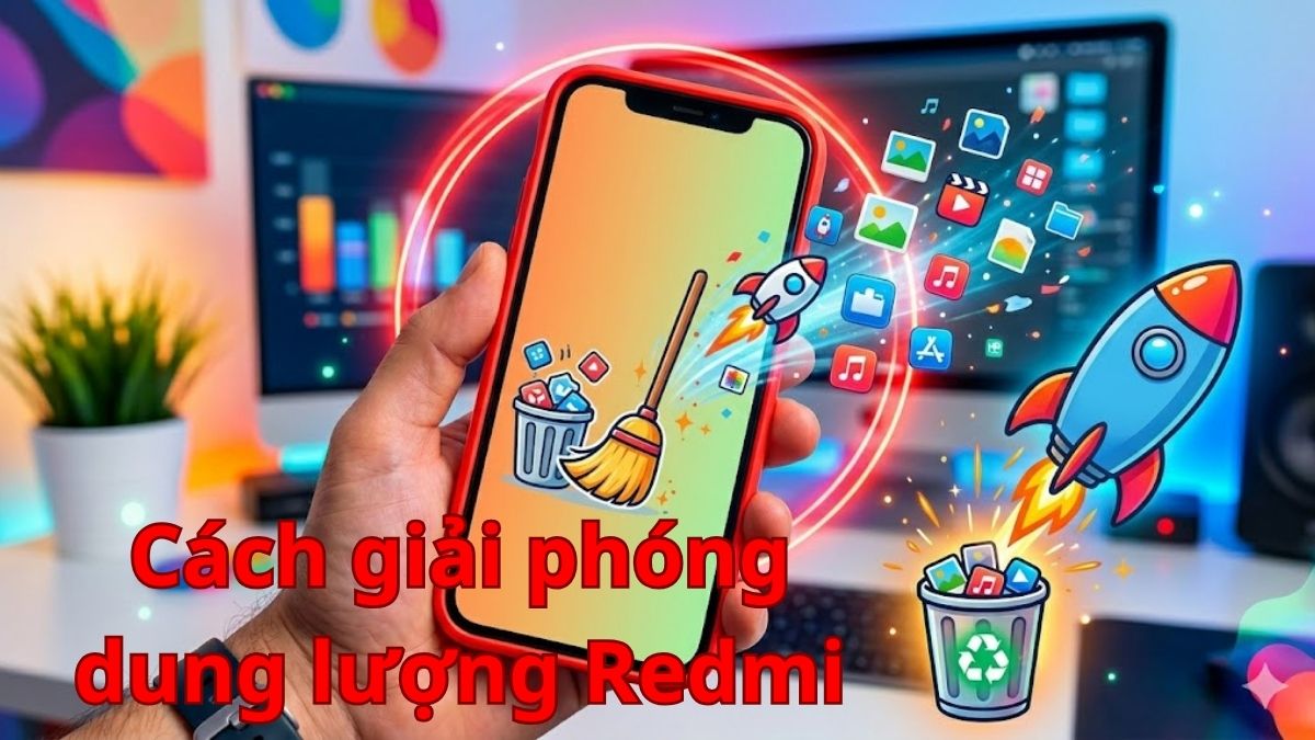 Cách giải phóng dung lượng Redmi nhanh chóng, hiệu quả nhất